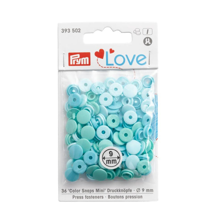 Prym Love: Color Snap Fastener: 9 mm - Snaps