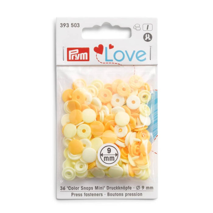Prym Love: Color Snap Fastener: 9 mm - Snaps