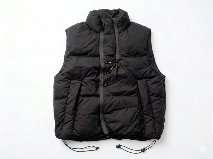 Puff Bead Armless Jacket by CRUX