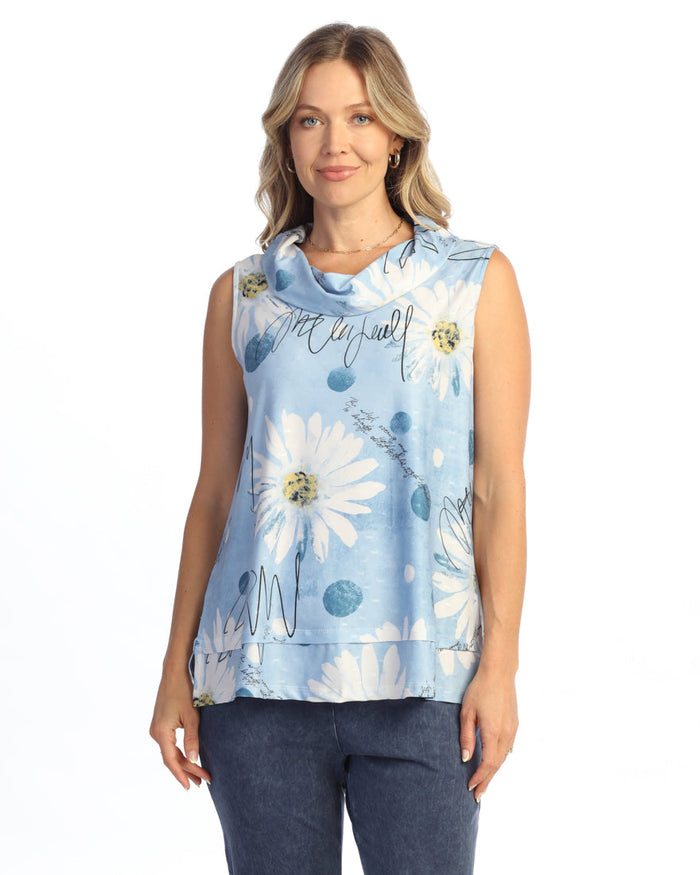 Quill Texture Sleeveless Top - QT1