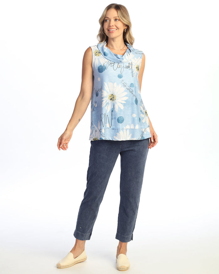 Quill Texture Sleeveless Top - QT1