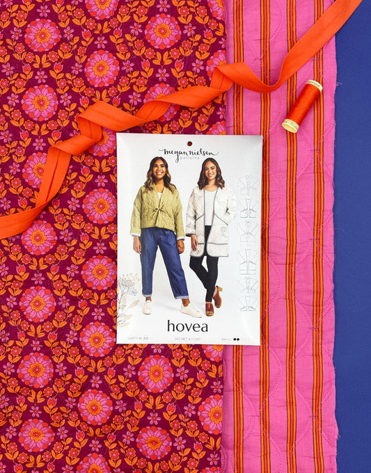 Quilted Hovea Jacket Complete Dressmaking Kit, Megan Nielson