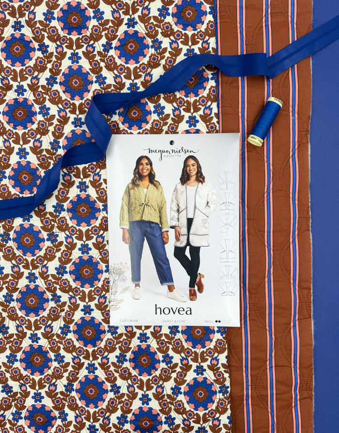 Quilted Hovea Jacket Complete Dressmaking Kit, Megan Nielson