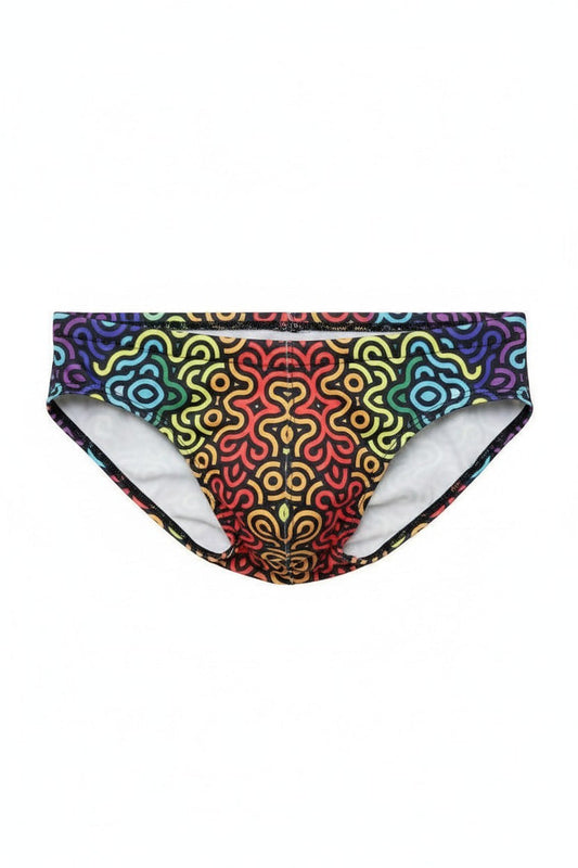 RAINBOW MAZE SWIM BRIEF