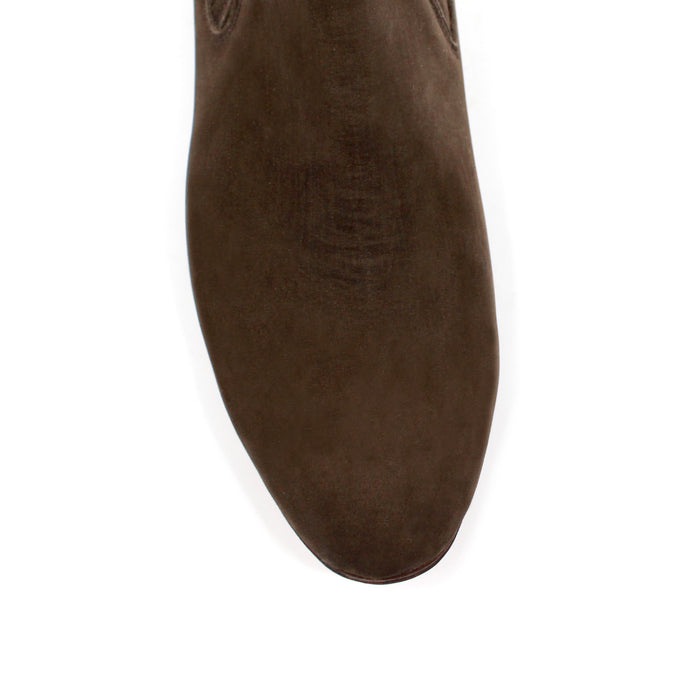 "Ramon" Artillero Tejano Botin Charro Ankle Boot- Café