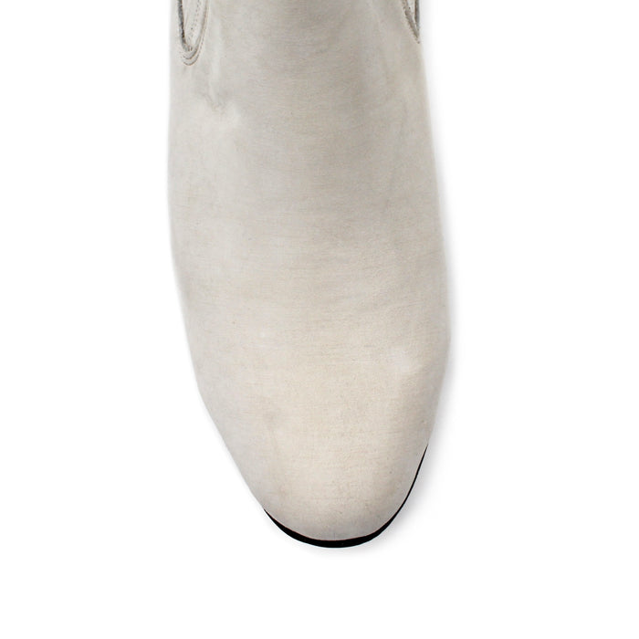 "Ramon" Artillero Tejano Botin Charro Ankle Boot- Hueso