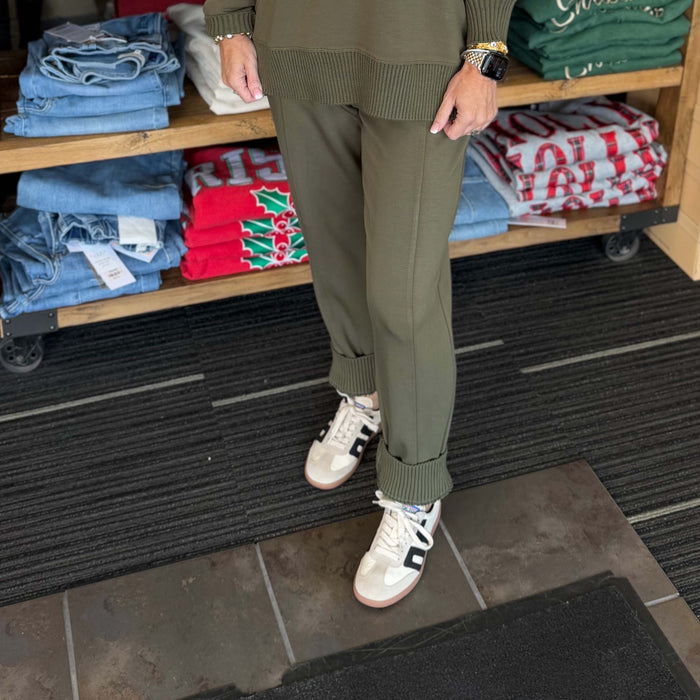 RDI - Joselle Soft Knit Sweater Pants 020 - Olive