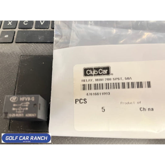 47616611003 CLUB CAR RELAY MINI 280 SPST 50A Relay