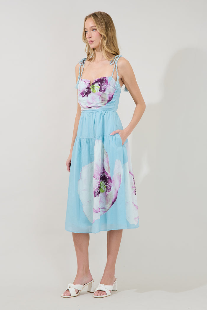 Rensie Midi Dress Floral