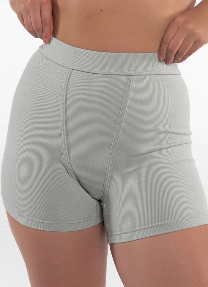 Ribbed Boxer – Sage | Nat'v Basics