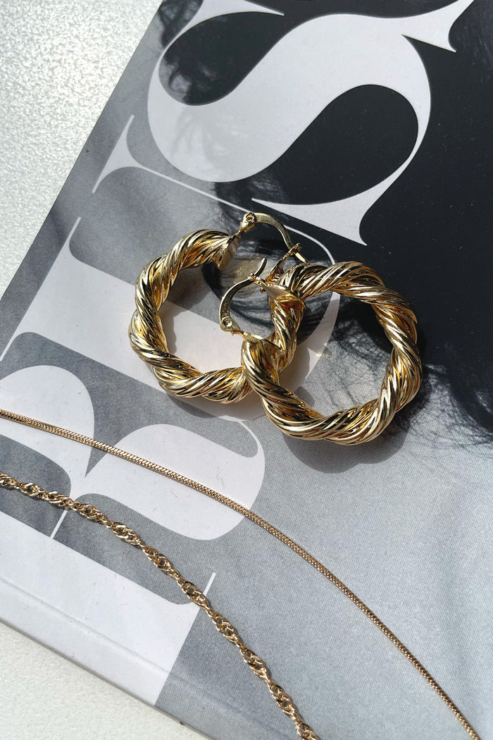 Rita Hoops - Gold