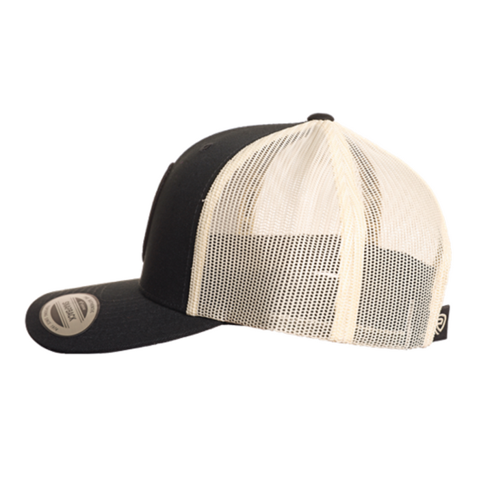 Rock & Roll Denim Cowboy Rider Patch Trucker Cap