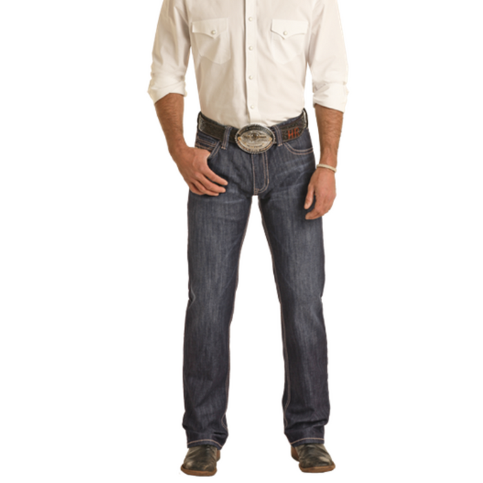Rock & Roll Denim Revolver Slim Straight Jeans