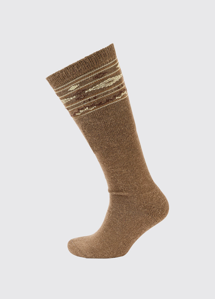 Rolestown Fair Isle Alpaca socks - Elk