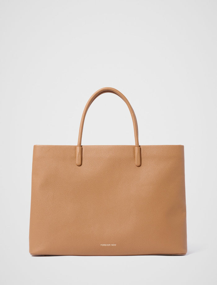 Romy Refined Laptop Bag 0 Camel Forever New