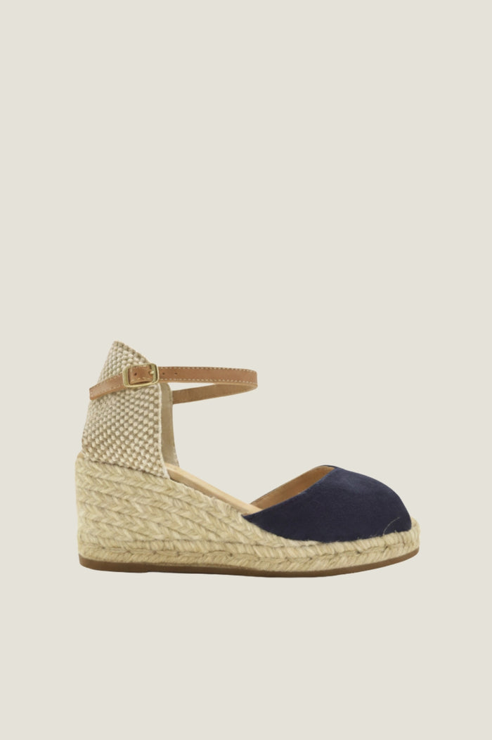 Ronnie peep toe | Navy