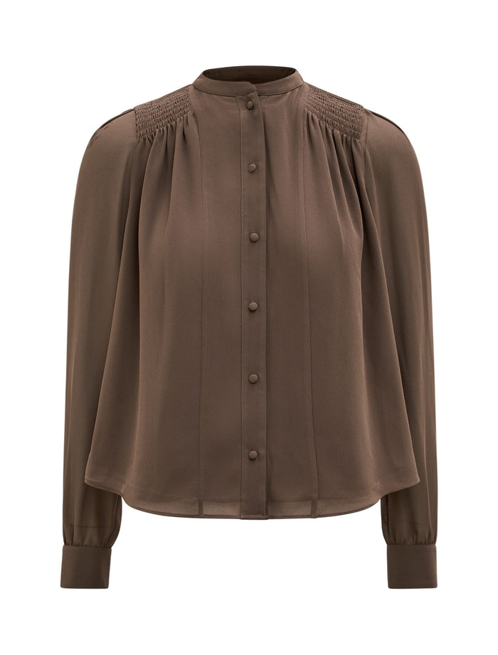 Rory Sheering Blouse Forever New