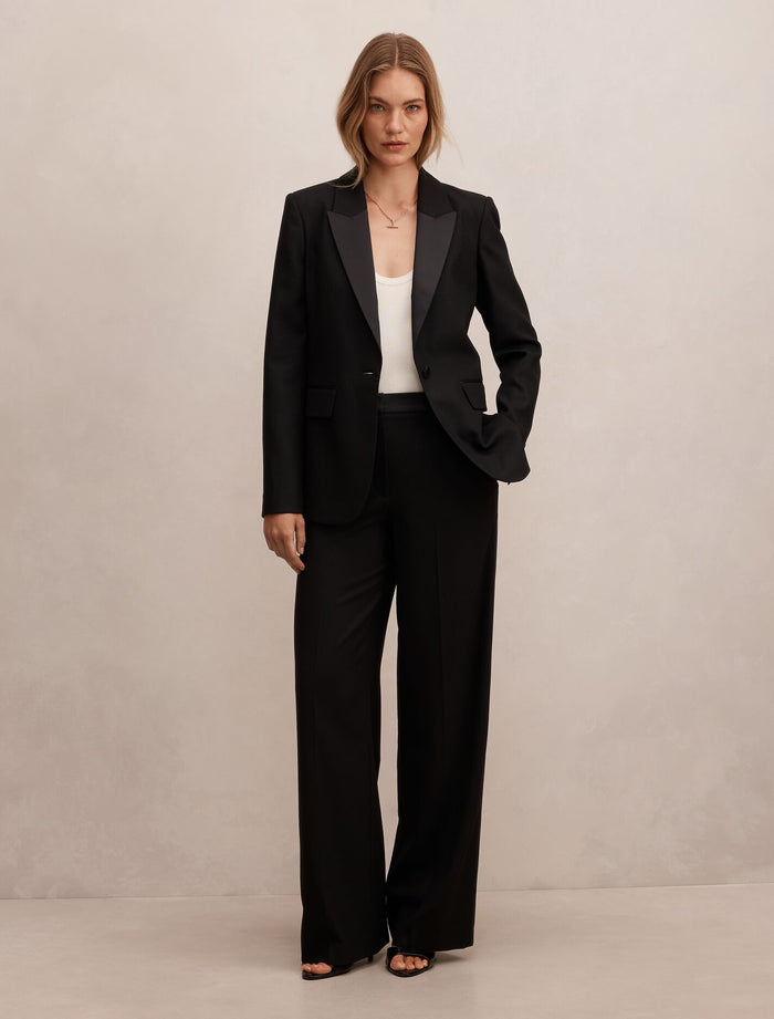 Rose Wool Suit Pants Forever New