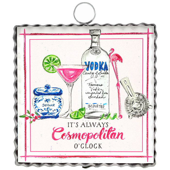 Round Top Print Mini Cosmopolitan Beck