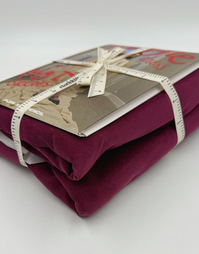 Ruffle Dress Needlecord Complete Dressmaking Kit, Puff & Pencil