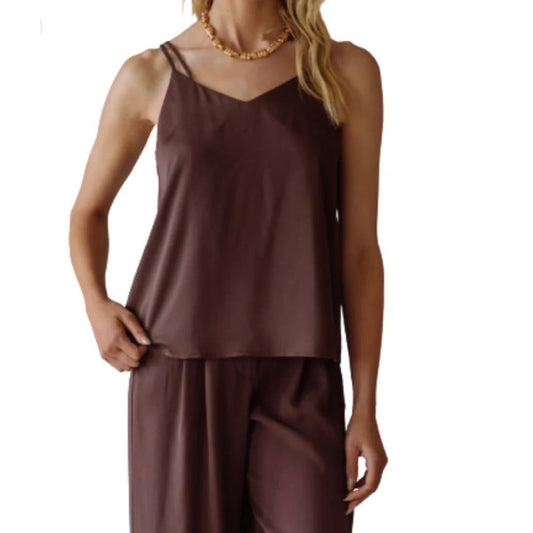 SAB - Double Strap Cami 4822 - Espresso