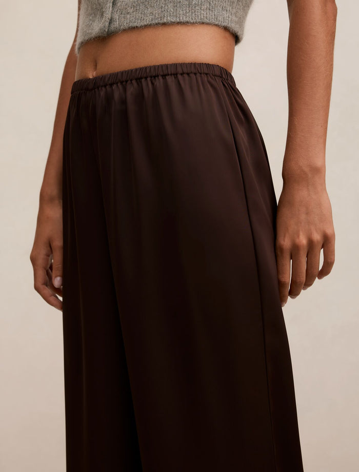 Sara Satin Wide Leg Pants Forever New