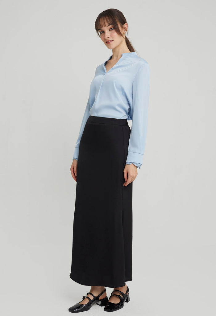 Satin Maxi Skirt