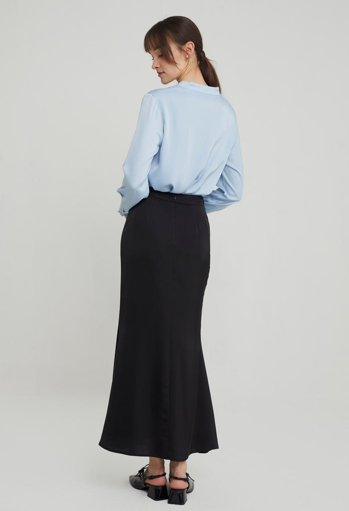 Satin Maxi Skirt