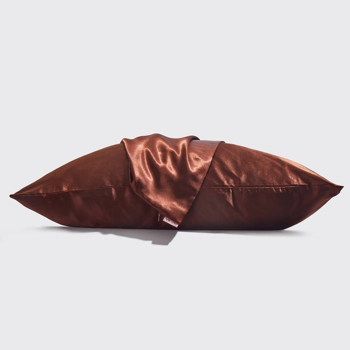 Satin Pillowcase | Chocolate