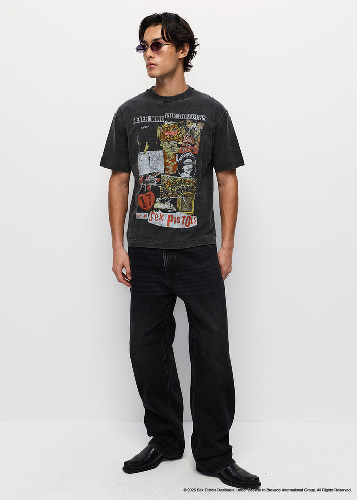 SEX PISTOLS COLLAGE GRAPHIC BAND TEE