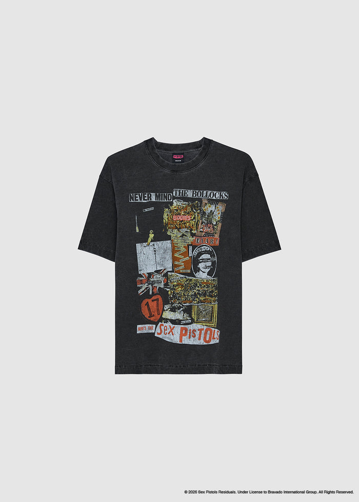 SEX PISTOLS COLLAGE GRAPHIC BAND TEE