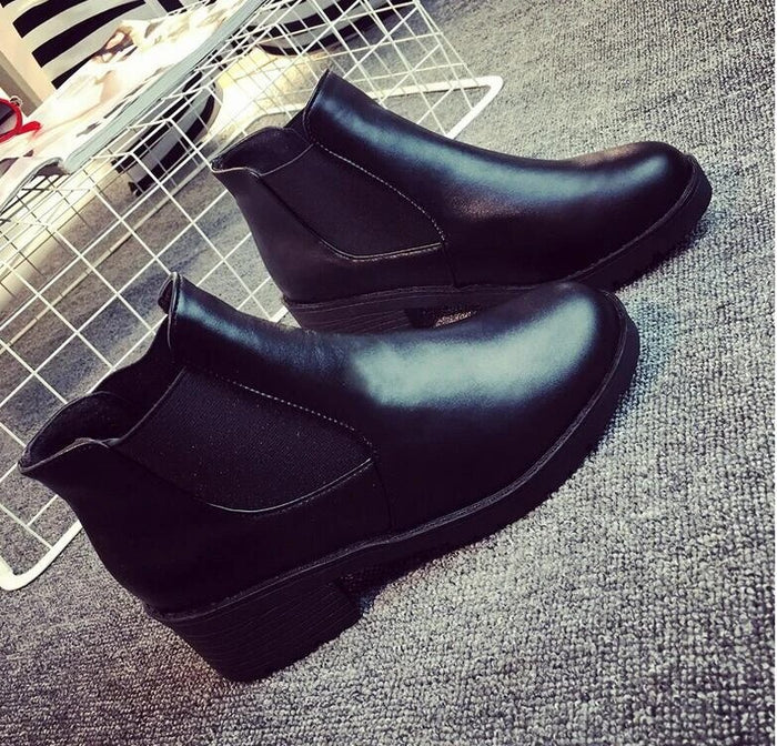 SH306 - Thick heel casual women's boots