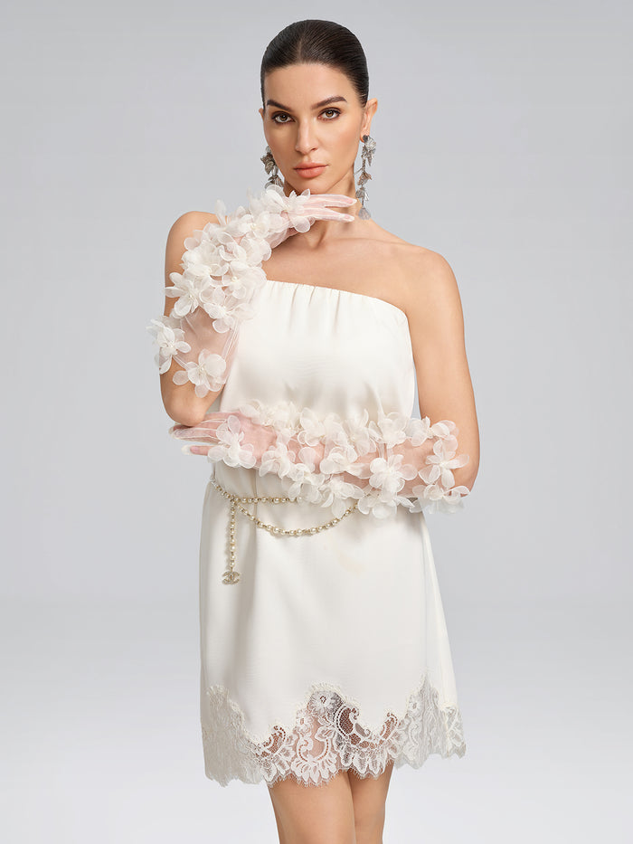 Women's stylish embroidered dress elegant design