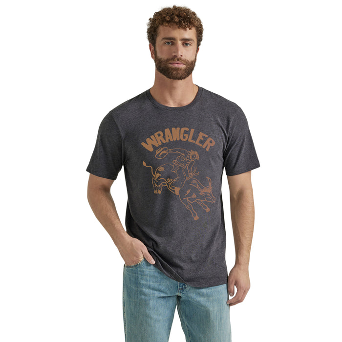 Short Sleeve Wrangler Bull Rider Graphic T-Shirt