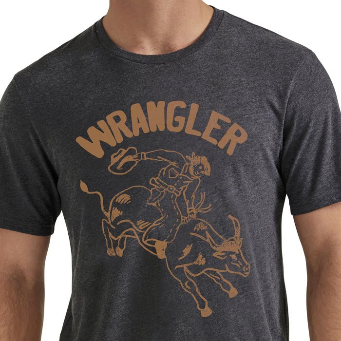 Short Sleeve Wrangler Bull Rider Graphic T-Shirt