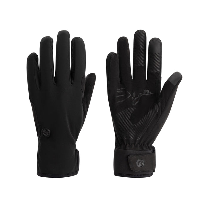 Rogelli Signature fietshandschoenen winter heren zwart.