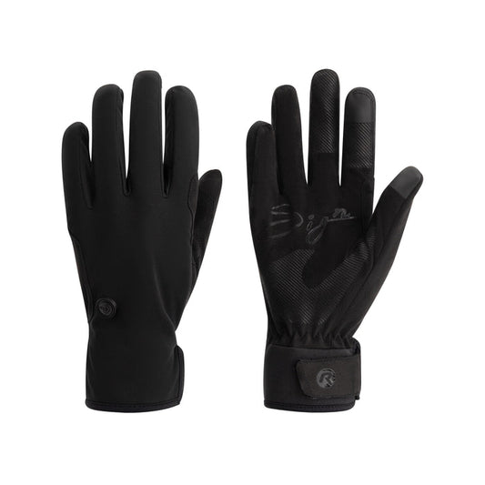 Rogelli Signature fietshandschoenen winter heren zwart.