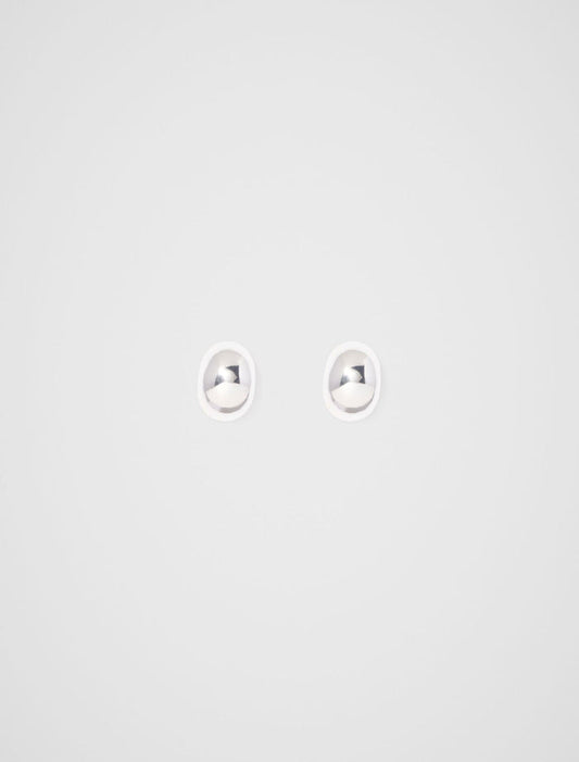 Simi Small Chunky Stud Earrings 0 Silver Forever New