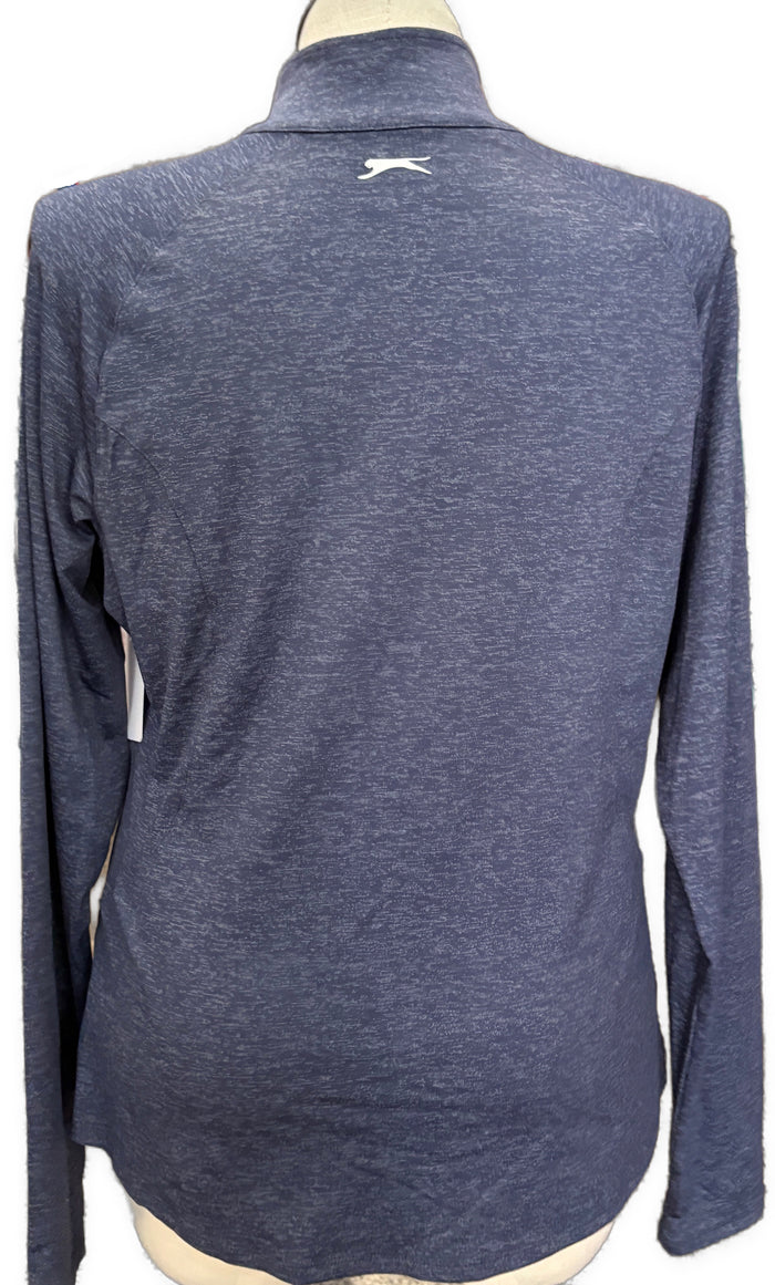 Slazenger Navy Heathered Women's Golf Pullover Size XL