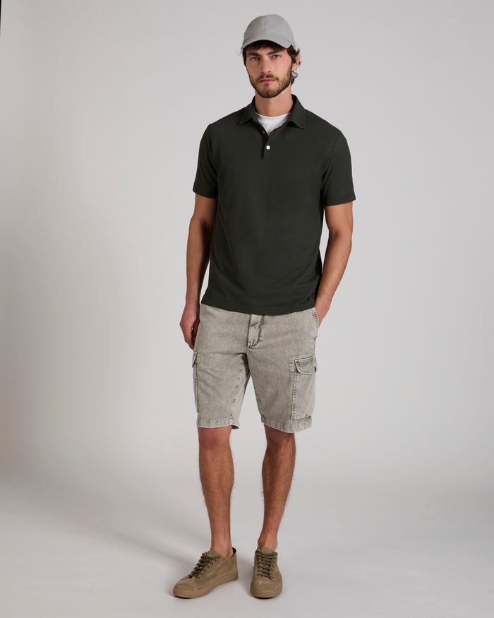 Slim fit IceCotton polo shirt
