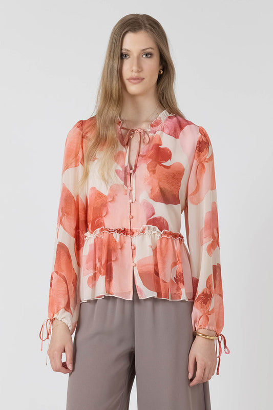 Soft Peplum Blouse
