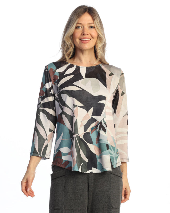 Soft-Touch Round Hem Top - 24