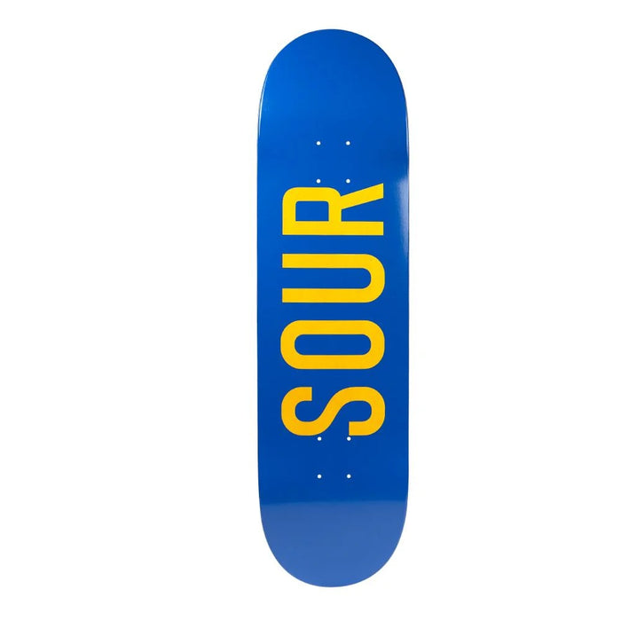 SOUR DECK ARMY BLUE/YELLOW 8.5"