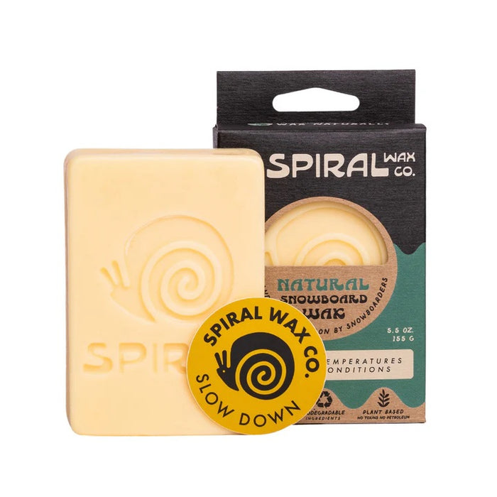 SPIRAL WAX ALL TEMP NATURAL SKI & SNOWBOARD WAX