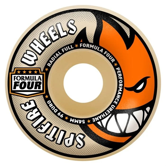 SPITFIRE FORMULA FOUR RADIAL FULL SKATEBOARD WHEELS