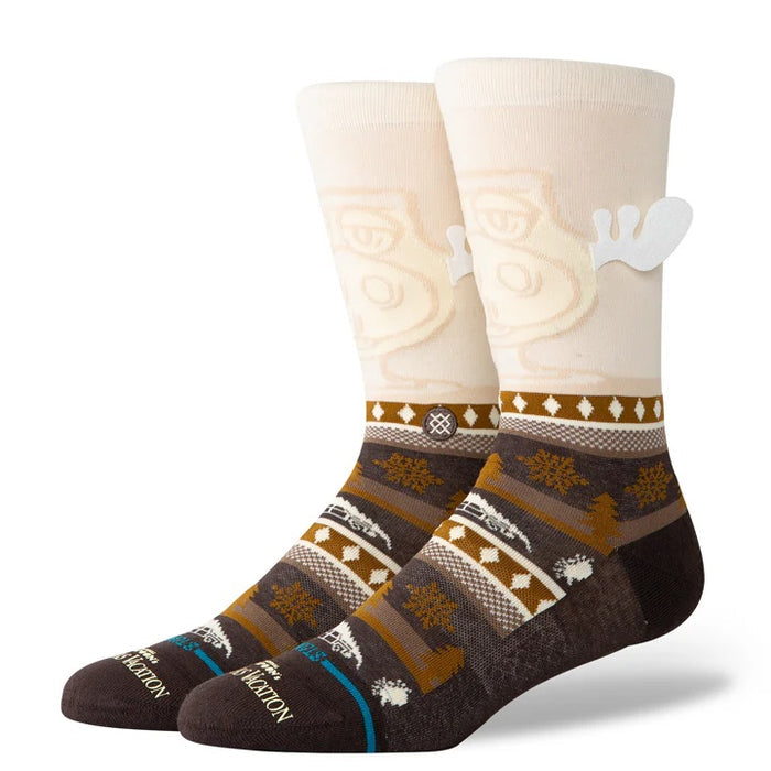 STANCE CHRISTMAS VACTION HAVE SOME EGGNOG CREW SOCKS