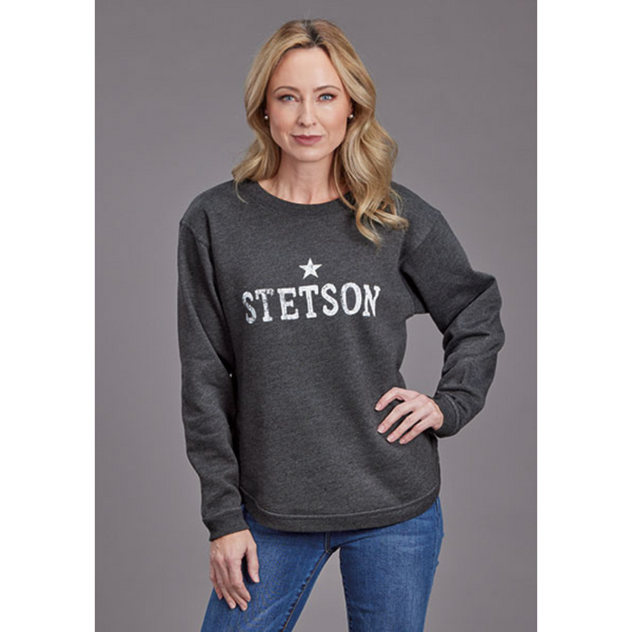 Stetson Women's Logo with Star Sweater