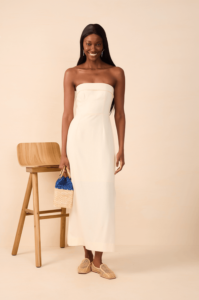 Strapless Midi Dress_1