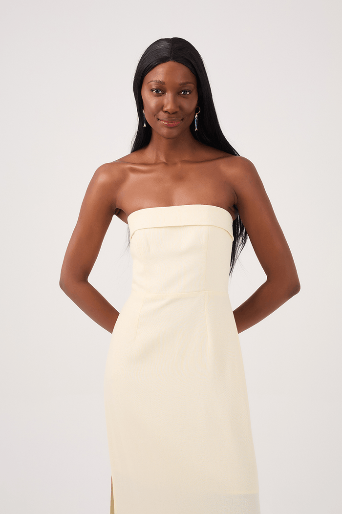 Strapless Midi Dress_5