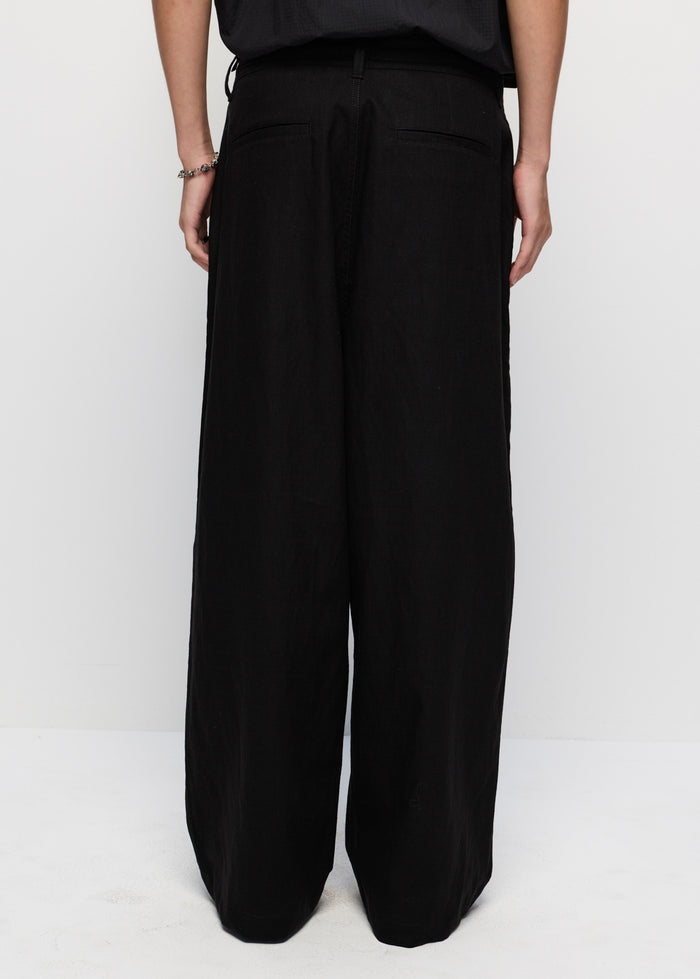 STRIPED DRAWSTRING PANTS